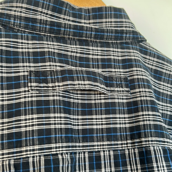 Duluth Trading Co Plaid Long Sleeve Cotton Button Down Shirt - Picture 5 of 8